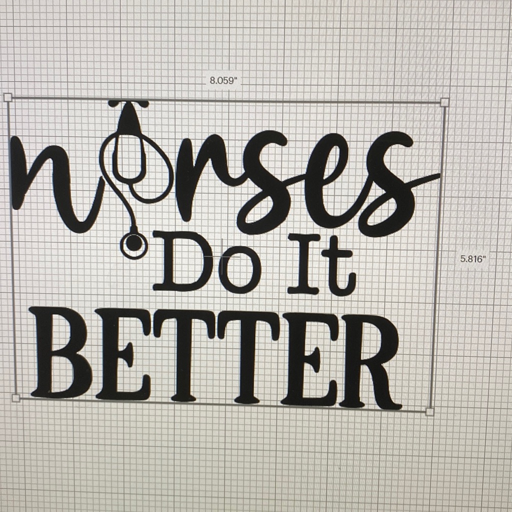 Nurses Decal